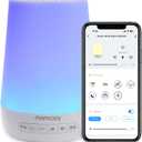 Baby Sound Machine, Momcozy White Noise Machine for Baby Sleeping with Night Light, Toddler Sleep Trainer 34 Soothing Sleep Sounds, Timer, App Remote Control, Personal Sleep Routine Alarm Clock(Blue)