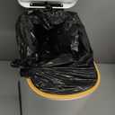 ELPHECO Bathroom Trash Can with Lid Soft Close, 3.5 Gallon / 13.5 Litre Stainless Steel Pedel Garbage Can with Removable Inner Bucket, Wastebasket for Bathroom, Office, Bedroom, Matte White