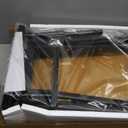 Casual Home 24" Director's Chair Black Frame-with Black Canvas, Counter Height