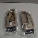 2Pcs Interior Door Handles Driver & Passenger Side for 2001-07 Toyota Sequoia, 2000-2004 Avalon, 2004-2006 Tundra - Crew Cab ONLY - Four Full-Sized Doors - Beige