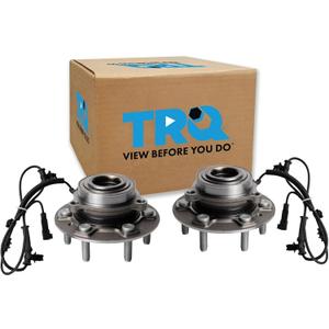 TRQ 2 Piece Front Wheel Bearing & Hub Assembly Set Compatible with 2019-2023 Ram 1500
