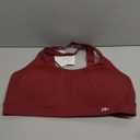 Yvette Supportive Sports Bra Adjustable Straps Plus Size Workout Running High Impact Sports Bras for Women Sewn in Pads (Burgundy)