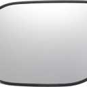 X AUTOHAUX Car Rearview Left Driver Side Mirror Glass Replacement W/Backing Plate Non-heated White Glass for Honda Civic 8th 2006-2011