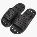 clootess Shower Shoes Slide for Men and Women Holes Bath Slipper Bathroom Sandal Pool Gym College Dorm Non-Slip 42-43