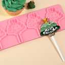 3 x 4-Cavity Reusable Christmas Tree Candy Silicone Mold, Exquisite Christmas Cake Decoration Fondant Molds, for Christmas Party Dessert Ornaments, Cookies, Chocolate Dough, Clay Resin Plaster