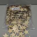 250 Pieces Wooden Stars Shape Unfinished Wood Stars Pieces Blank Wooden Cutouts Ornaments for Craft and Christmas Decoration(1-1/4 Inch)