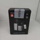 RAXCO Kitchen Utensils Set,18-Piece Cooking Tools and Sharp Knives,Stainless Steel Holder and Cutting Board (Black)