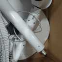 Amazon Basics 16-inch Quiet DC Motor Standing Floor Fan for Bedroom, 12 Speed with Remote, 3 Breeze Modes, Adjustable Height, Dual-Layered Blades, Timer, Energy Efficient (28W), White