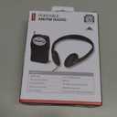 GPX Portable AM/FM Radio, Black, R116B