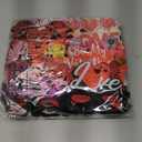 Amylove 24 Pairs Valentines Day Glasses Heart Sunglasses Eyewear Photobooth Props with Flamingo Crown Designs for Galentines Valentines Bachelorette Wedding Celebration Party Favorse