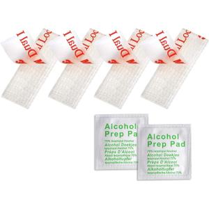 EZ Pass/IPass/IZoom/SunPass Mounting Strips 4 Pcs (2 Sets), Peel and Stick Adhesive Strips Dual Lock Tape (4) (White)