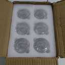 18Pcs Glass Taper Candle Holders Bulk Clear Crystal Candle Stick Candle Holders Elegant Tapered Candlestick Holders Bulk Glass Candlestick for Table Centerpiece Wedding Party Christmas Thanksgiving (Transparent)