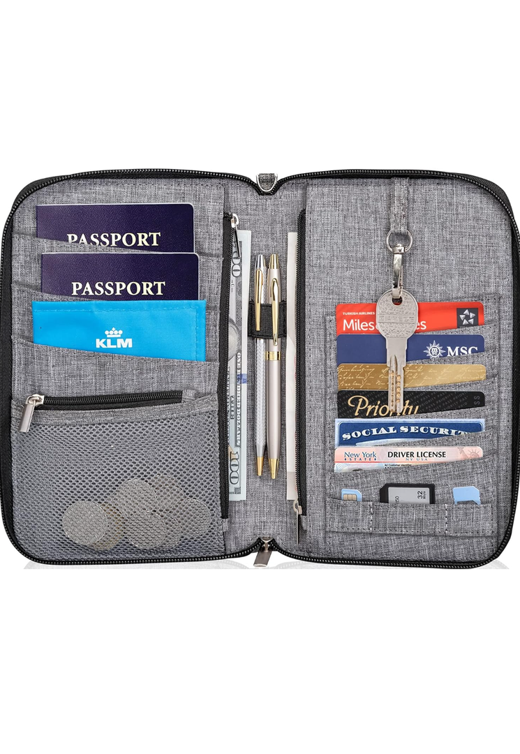 Valante RFID Wallet, Grey, M