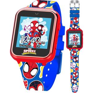 Marvel Spidey and His Amazing Friends Interactive Kids Smart Watch with Camera Games Voice Recorder Calculator Pedometer Colorful Silicone Strap Fits Wrists 5.5" to 8"
