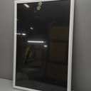 U Brands Magnetic Chalkboard, 30"x20", White Wood Style Frame, Premium Matte Surface (30"W x 20"H)