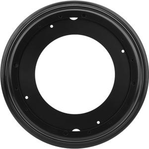 12Inch Lazy Susan Hardware 5/16" Thick Round Lazy Susan Turntable Bearing Plate, Rotating Swivel Base Plate with 1000lbs Load Capacity, Lazy Susan Turntable Base for Serving Tray, Kitchen (12IN-Black-1Pcs)