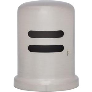 Westbrass D201-1-20 1-3/4" x 2-3/4" Solid Brass Air Gap Cap Only, Skirted, 1-Pack, Stainless Steel