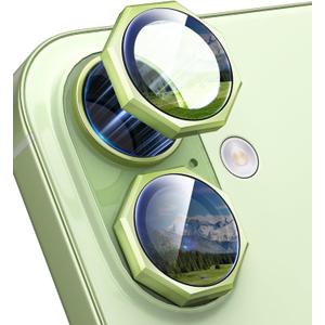 2 x for iPhone 17 Camera Lens Protector Nut, Green