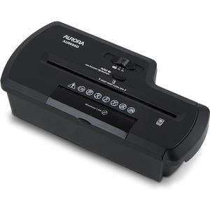 Aurora Professional Strip Cut Paper Shredder/CD/Credit Card Shredder Without Wastebasket
