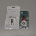 Christmas Traditional Gnome Print Phone Case for iPhone 17 Air with Shockproof TPU Protection, Wireless Charging Compatible, and Anti-Yellowing, Clear Edge