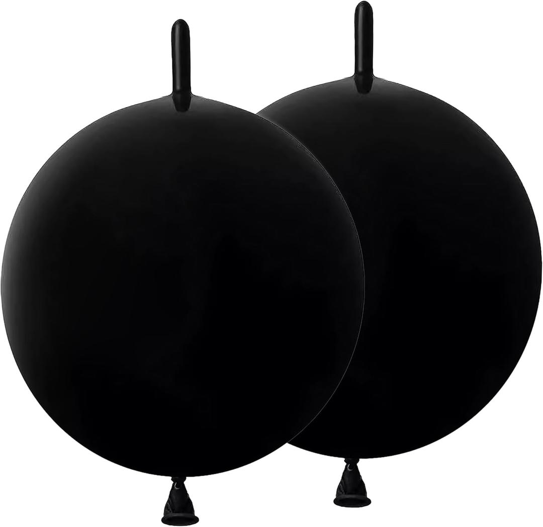 LFCXHTY 60 Pcs Link Balloons 12 Inch Quick Link Balloons for Birthday Wedding Party Festival Decorations (Black)