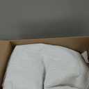 Qucover Oversized King Bedspread 128 x 120, Lightweight Quilts, 3 Piece Vintage Pattern Soft Microfiber Extra Large California King Bedspreads with Shams, White