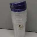 PLASTICPRO [48 oz 4 Pack] Twist Top Deli Containers Clear bottom With blue Top Twist on Lids Reusable, Stackable, Food Storage Freezer Container Pack of 4