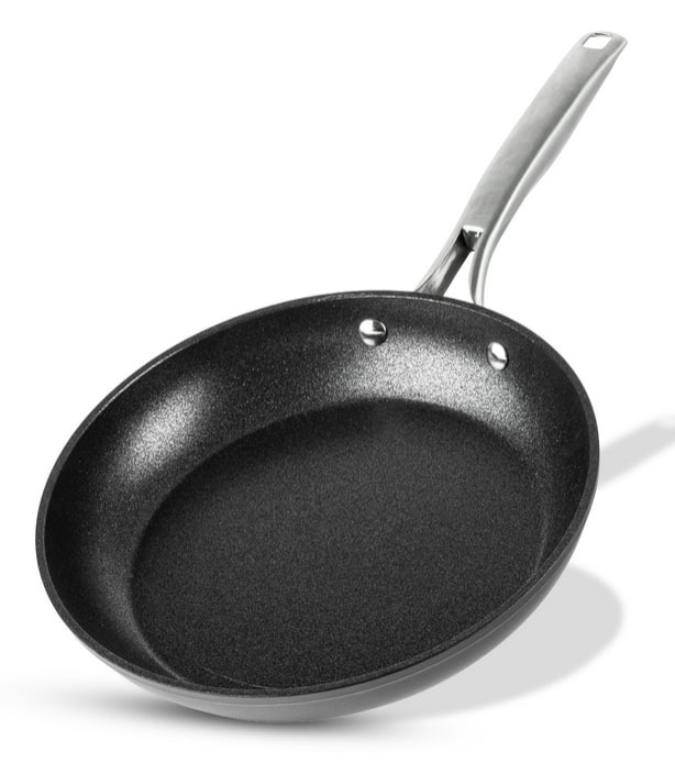 GraniteStone Armor Max 10 Inch Nonstick Frying Pan, 8x Longer Lasting Non Stick Hard Anodized Aluminum Frying Pan, Easy Clean, Oven Safe, Electric Stovetop Compatible