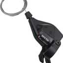 THALOUS Bicycle Gear Shift Lever Right 7 Speed Thumb Shifter with Gear Indicator for MTB Moutain Road Bike Tricycle