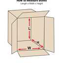 Box USA Shipping Boxes Medium 20"L x 20"W x 10"H 10-Pack - Corrugated Cardboard Box for Moving, Mailing, Packing, Packaging and Storage