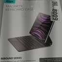 ESR iPad Air 13 Inch Case Keyboard (M3/M2, 2025/2024) & iPad Pro 12.9 inch (6th/5th/5th/3rd) Magic Keyboard, Easy-Set Floating Cantilever Stand, Precision Multi-Touch Trackpad, Rebound Series, Black