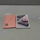 Stouchi AirTag Passport Holder, Cute Passport Holder with Airtag Slot, RFID Passport Wallet Cover for Women, Family Leather Passport Protector Case, Anti-Lost Travel Essentials, Pink