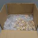 Yinder 100 Pcs Mini Liquor Bottles Set,50ml (1.7oz) Plastic Empty Spirit Bottles for Party,Alcohol Shot Containers with Caps, 6 Liquid Funnels and Kraft Tags with 65 ft Ropes(Gold Cap)