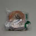 Rubber Stair Nosing - 7Ft Stair Anti-Slip Adhesive Strip, Made of Wear-Resistant Rubber, Mute, Easy to Install - Indoor/Outdoor, Helps Elderly and Children Prevent Slipping (7Ft, Light Brown, 1)