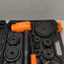 Yescom 1/2" to 2" Hydraulic Knockout Punch Set 8-Ton 6-Die Handheld Electrical Conduit Hole Cutter KO Tool Kit for Sheet Metal