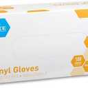 MedPride General Purpose Powder-Free Vinyl Gloves, X-Large, Case/1000 (10 Boxes of 100)