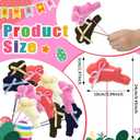 10 Pcs 6.5 ft Easter Bunny Picks Decorations Foam Running Rabbits Artificial Colorful Spring Decorative Sticks for Vase Tree Home Window Lawn Fireplace Holiday Party Easter Decor Gift