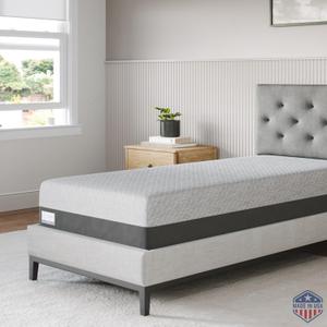 Gel Memory Foam Mattress in a Box, Made in The USA, CertiPUR-US Bed, 8 inch Firm - Twin