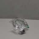 3 FT 1/4 inch Male NPT LP Gas Propane Hose with QCC1/Type1 for RV Trailer, Stainless Steel Braided RV Propane Pigtail Hose Connector for Standard Two-Stage Auto Changeover Regulator