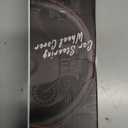 Car Steering Wheel Cover, Anti-Slip, Safety, Soft, Breathable, Heavy Duty, Thick, Full Surround, Sports Style (Black with Red line)