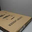 2 Step Ladder, Portable Steel Folding Step Stool with Wide Anti-Slip Pedal & Convenient Handgrip, 500lbs Sturdy Steel Ladder, White