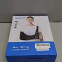 Velpeau Arm Sling Shoulder Immobilizer for Women and Men, fit Left or Right Arm - Rotator Cuff Support Brace - Medical Sling for Shoulder, Clavicle, Elbow Injury (Comfort type, Large: Bust 33.5-41)