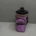 NATURE PIONEOR 64 oz Insulated Water Bottle - Double Vacuum Stainless Steel Half Gallon Water Jug with Holder/Carrier, Wide Mouth, Outdoor Sports, Hiking, Camping, Gym (Purple)