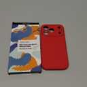 FireNova Magnetic for iPhone 17 Pro Case, Compatible with MagSafe, [Integrated Silicone Camera Control Button] [Camera Protection] Anti-Scratch Microfiber Lining Phone Case, 6.3", Deep Red