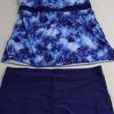 Zando Womens Tankini Swimsuits for Women 2025 Tummy Control Swimsuit Bathing Suit Top with Boyshorts Flowy Women' Swimwear (3X-Large, A01 Starry Blue)