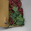 Delphinium Artificial Flowers,8PCS Silk Larkspur Flowers 33.5'' Long Stem Burgundy Flowers for Tall Vase Home Wedding Garden Table Decor(Burgundy)