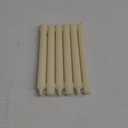 Colonial Candle Unscented Taper Candle, Classic Collection, Ivory, 10 in, Pack of 6 Candlesticks - Up to 8 Hours Burn