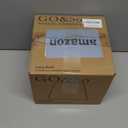 GOSO 8" Scalloped Lamp Shades Set of 2 Small Mini, 4"8" 6.4" Spider Burgudy Red Victorian Lampshade for Table Lamps,Wall Lamp Bell Lamp Shade Repalcement, Faux Silk Lampshades Art Deco & Modern