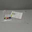 Magnetic Acrylic Calendar for Fridge,2 Pack 11"x15" Clear Fridge Calendar Dry Erase Magnetic Planning Boards Set for Refrigerator with 8 Colorful Highlight Markers