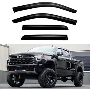 Window Rain Guards for 2015-2022 Chevr0let Colorado/Window Visors Rain Guards Compatible with 2015-2022 GMC Canyon